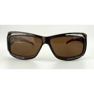 Vintage Vidi Vici Sunglasses mod. Exalt Cycle Glamour Freud Brown Italy